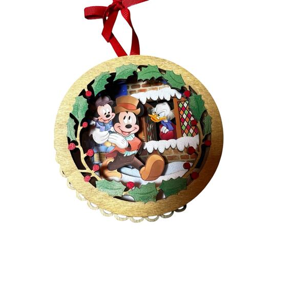 DISNEY MICKEY'S CHRISTMAS CAROL 40TH ANNIVERSARY HALLMARK 2023 KEEPSAKE ORNAMENT - Picture 1 of 5